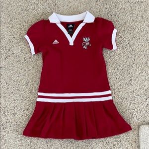 Little girls Adidas Wisconsin Badgers Bucky Dress